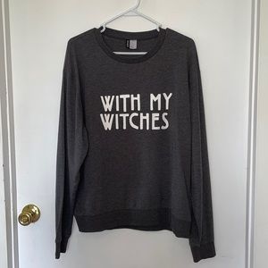 With My Witches long sleeve t-shirt